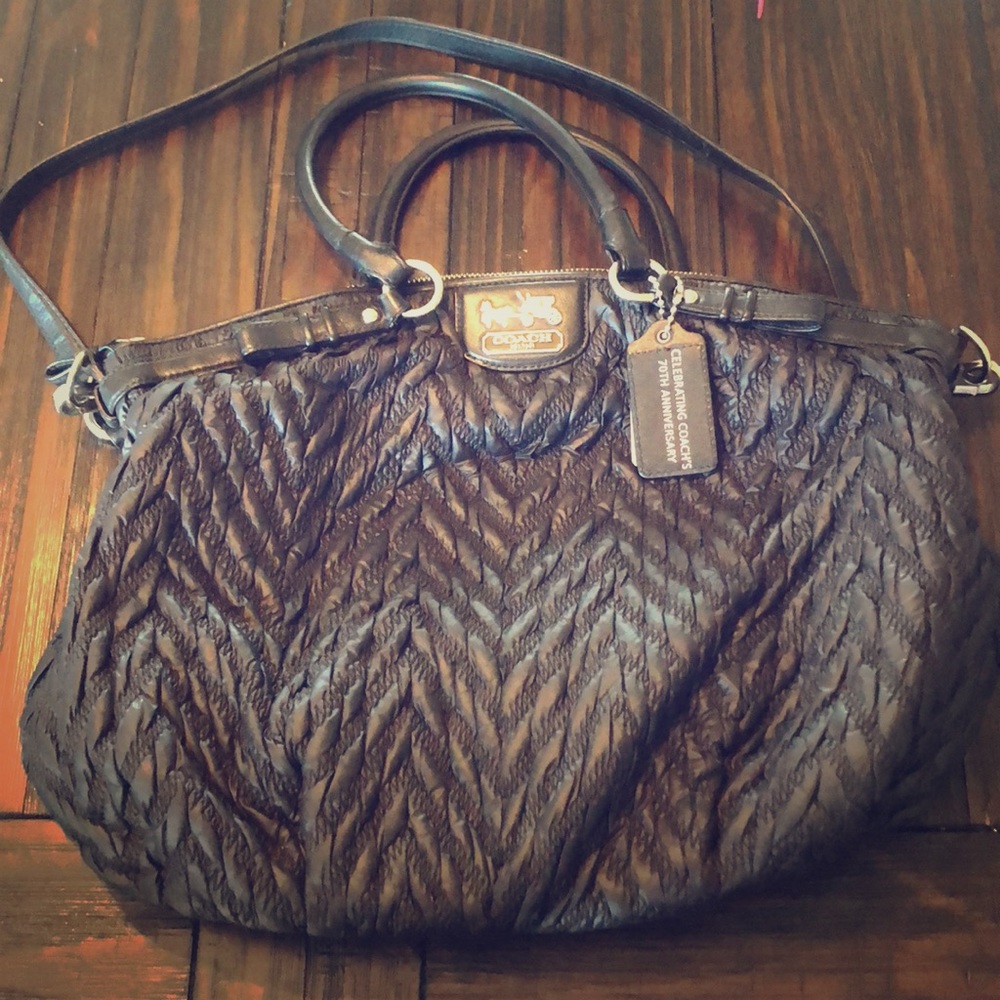 Black Coach Purse Bag